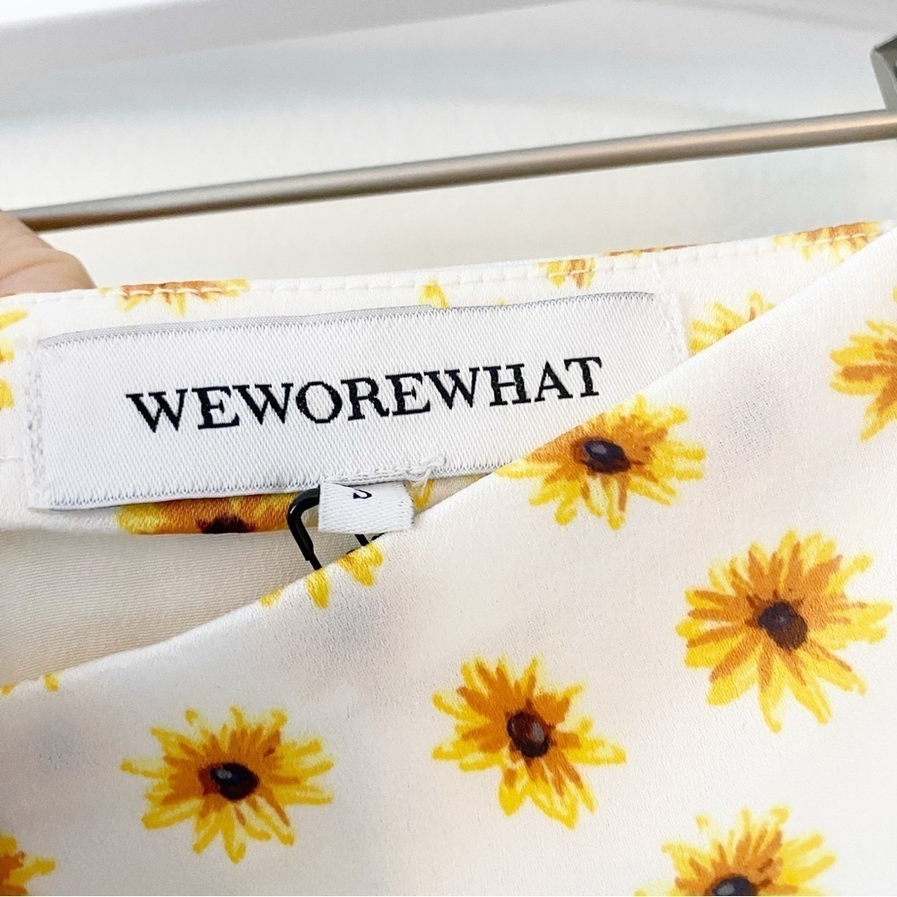 WeWoreWhat Ditsy Daisies Mini Slip Skirt NWT Y2K - Picture 11 of 11